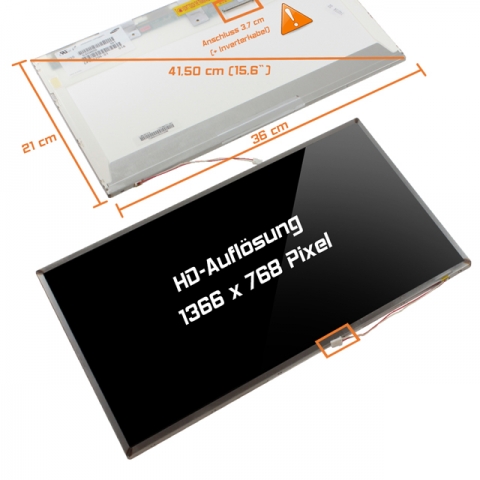 LCD Display (glossy) 15,6 passend für HP Presario CQ61-330EM (VT971EA#BED)