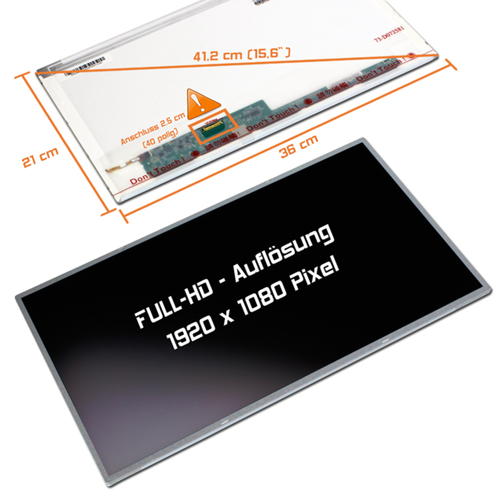 F3 Laptiptop 15,6 LED Display Screen matt Ersatz für LG Philips LP156WF1 TLF3 FHD Bildschirm Panel TL