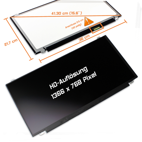 LED Display (matt) 15,6 passend für HP Pavilion 15-B140SL