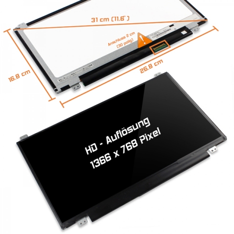 LED Display (glossy) 11,6 passend für Toshiba Satellite Slimline CL10-B