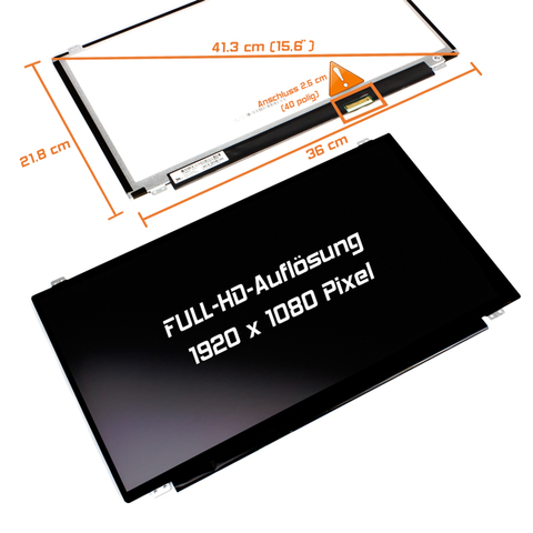 LED Display (matt) 15,6 passend für HP Envy 15-J051EI