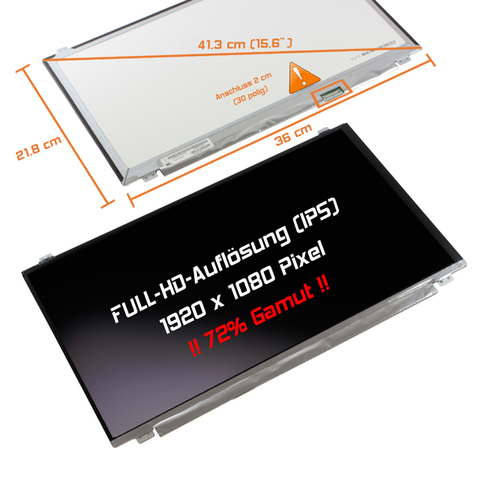LED Display 15,6 (matt) passend für HP Pavilion 15-CC625TX IPS